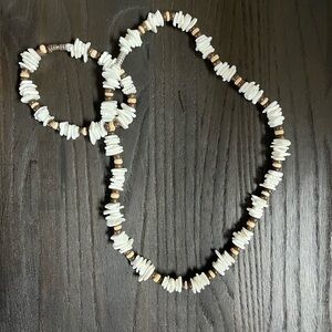 𝅺shell Necklace and bracelet handcrafted in the Philippines
